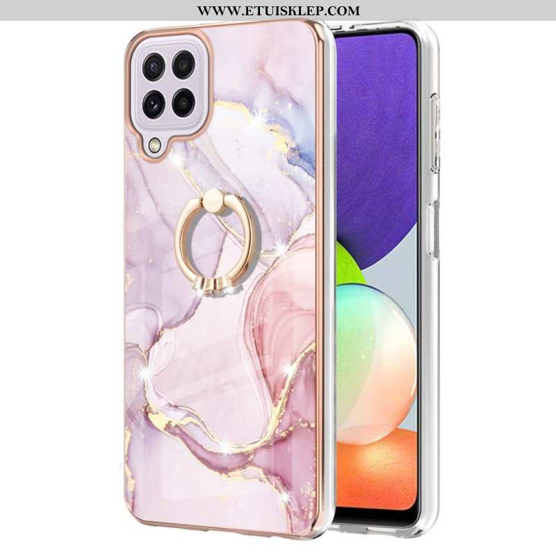 Futerały do Samsung Galaxy M32 Marmur Ze Wspornikiem Pierścienia